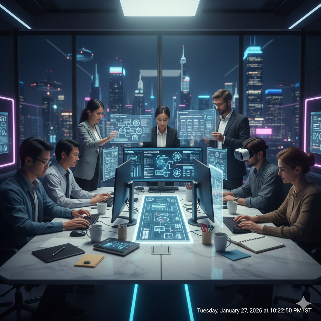 Team discussion AI writting