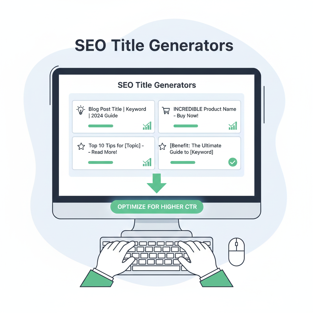 SEO title generators working to create optimized titles