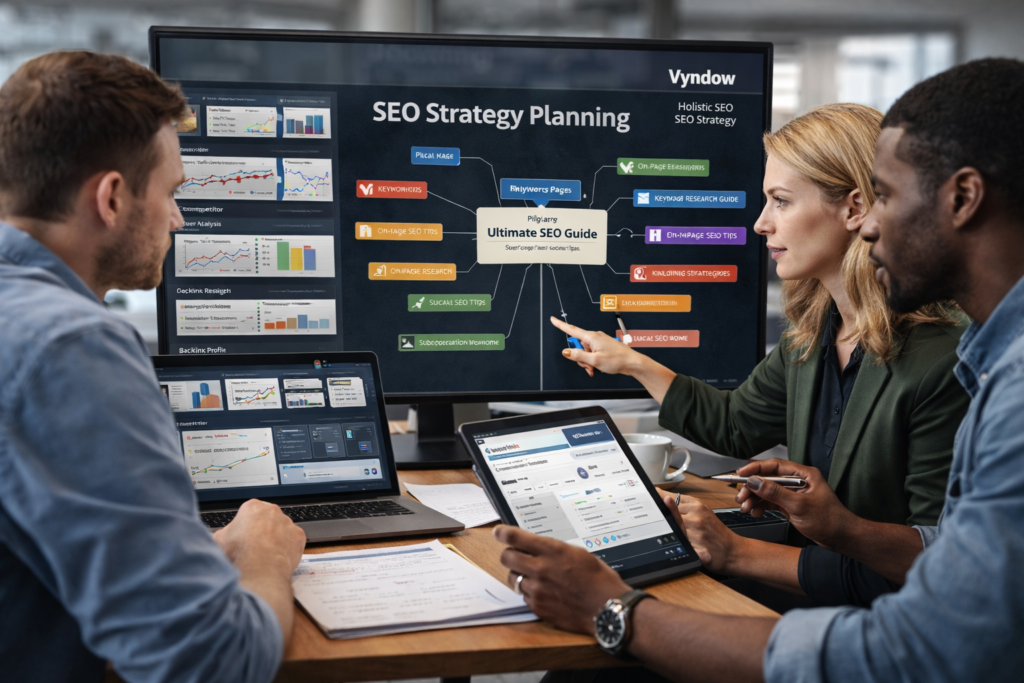 A graphical representation of content optimization and planning tools, showcasing their capabilities and limitations in a strategic framework.